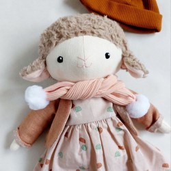 Schäfchenpuppe beige