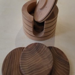 Sous-verres en bois