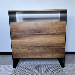 Stahl-Holz-Kommode in...