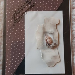 Handgemachte 3D-Trauerkarte...