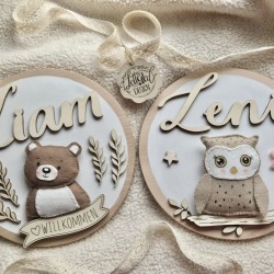 Namensschild, Baby Name Sign