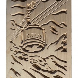 Geschnitzes Bild TITLIS...