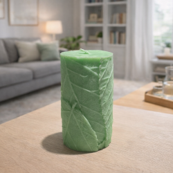 Handgegossene Naturkerze...