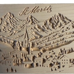 St. Moritz Wanderbrett...