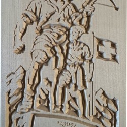 Wilhelm Tell Geschnitzes...