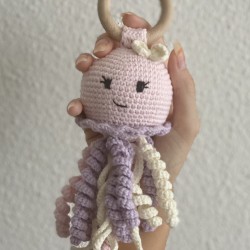 Octopus Rattle Toy