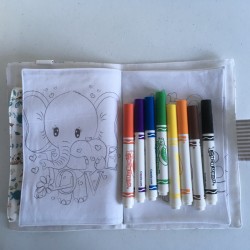 Cahier à colorier en tissu...
