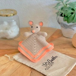 Hannah the Mouse hooked soft toy 