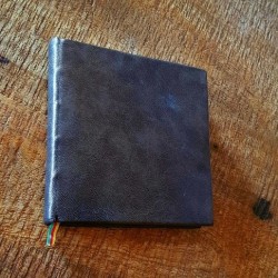Notebook Full Leather Bronze