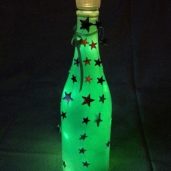 Lichtflasche "Sternenzauber"