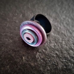 Ring Grey Pink Button