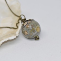 Glass bead torch pendant