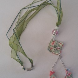 Origami-Kokotten-Halskette