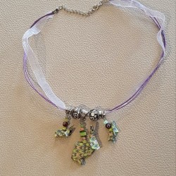 Origami Rabbits Necklace