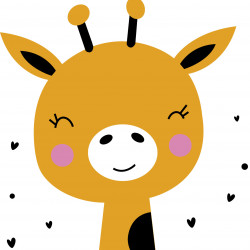 Wandsticker -Giraffe-