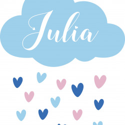 Wandsticker - Cloud -