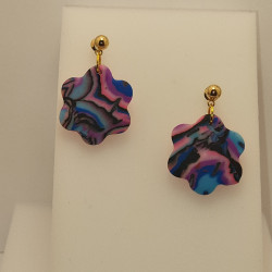 Boucles d'oreilles femme/enfant en pâte fimo