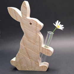 Osterhase mit Blumenhalter...