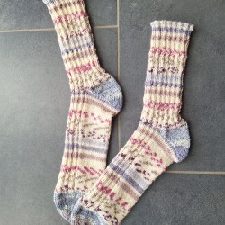 Wollsocken, handgestrickt