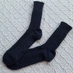 Wollsocken, handgestrickt