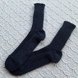 Wollsocken, handgestrickt