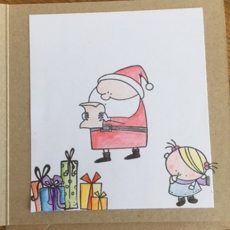 Cartes de voeux papa noel