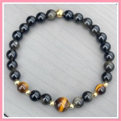 Bracelet en Oeil de tigre...