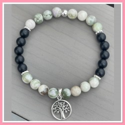 Bracelet en Dumar et Onyx...