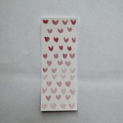 Marque page petits coeurs