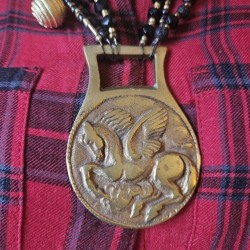 collier pendentif laiton...