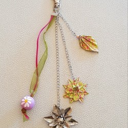 Origami-Tasche Juwel Grüne Parma-Blume